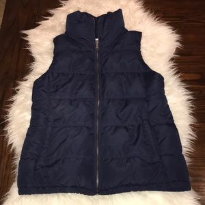 Old Navy Puffer Vest Navy Blue Sz. M
